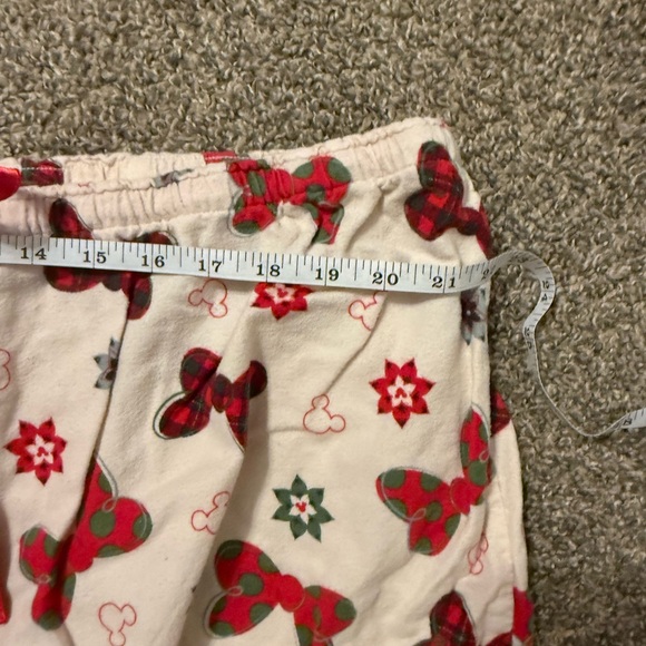 Disney Women's Pajama Pants with Red and Black Bow Pattern - Picture 2 of 6